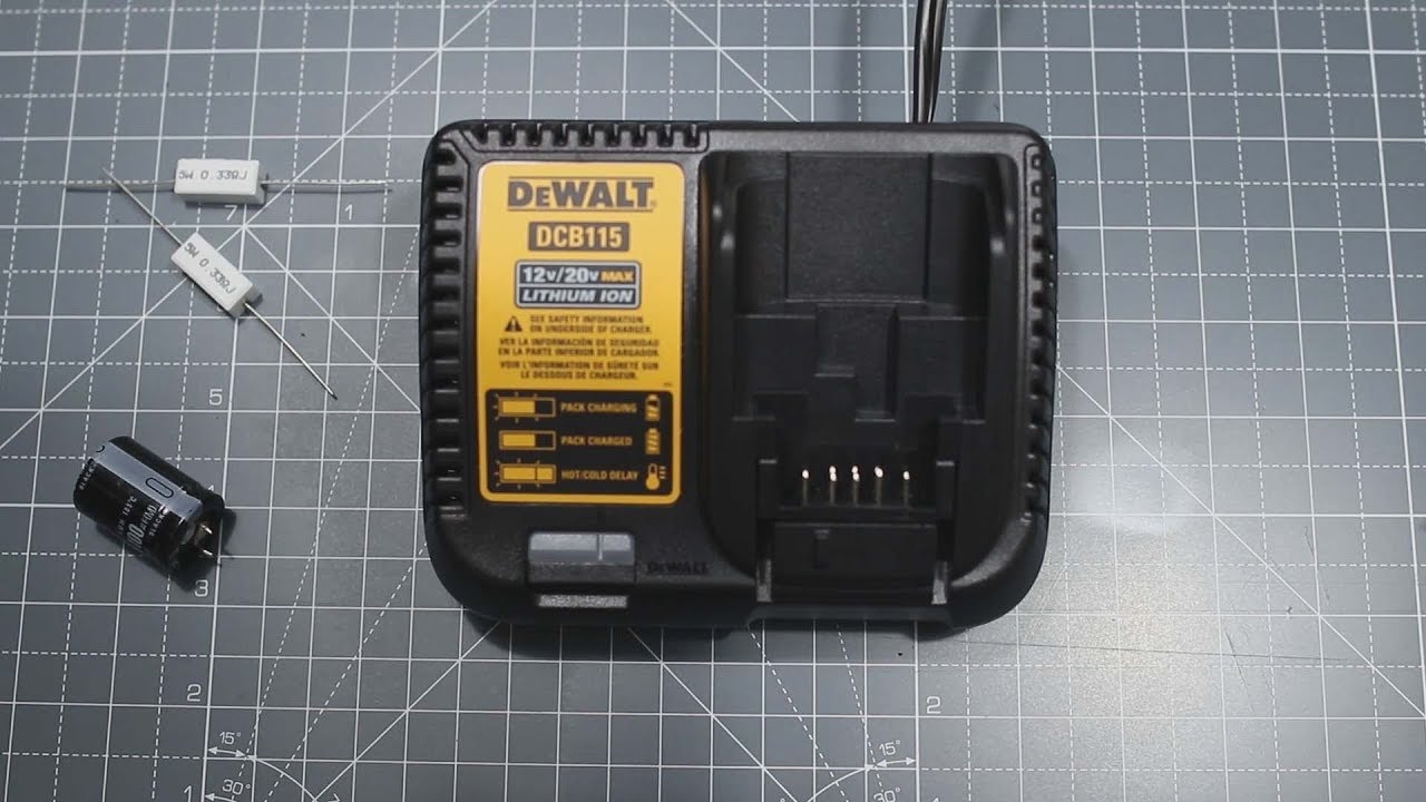 Как преобразовать зарядное устройство DeWalt DCB115 на 110 В (120 В) в зарядное устройство на 220...