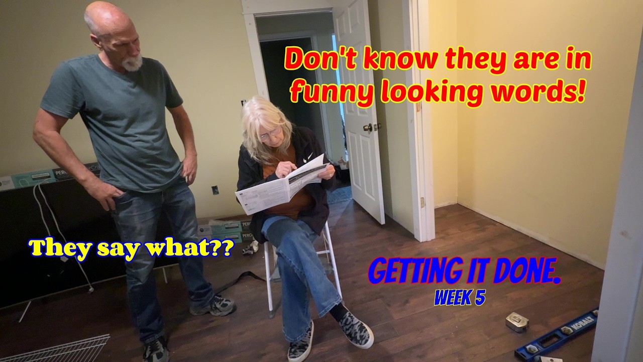 The struggle is real, week 5 of renovations. #renovate #fixerupper #goodwill #antique #remodel #flip