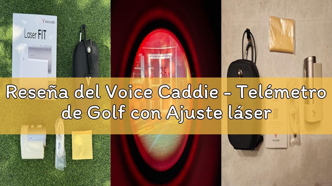 Reseña del Voice Caddie - Telémetro de Golf con Ajuste láser con integración de Pendiente y Modo de