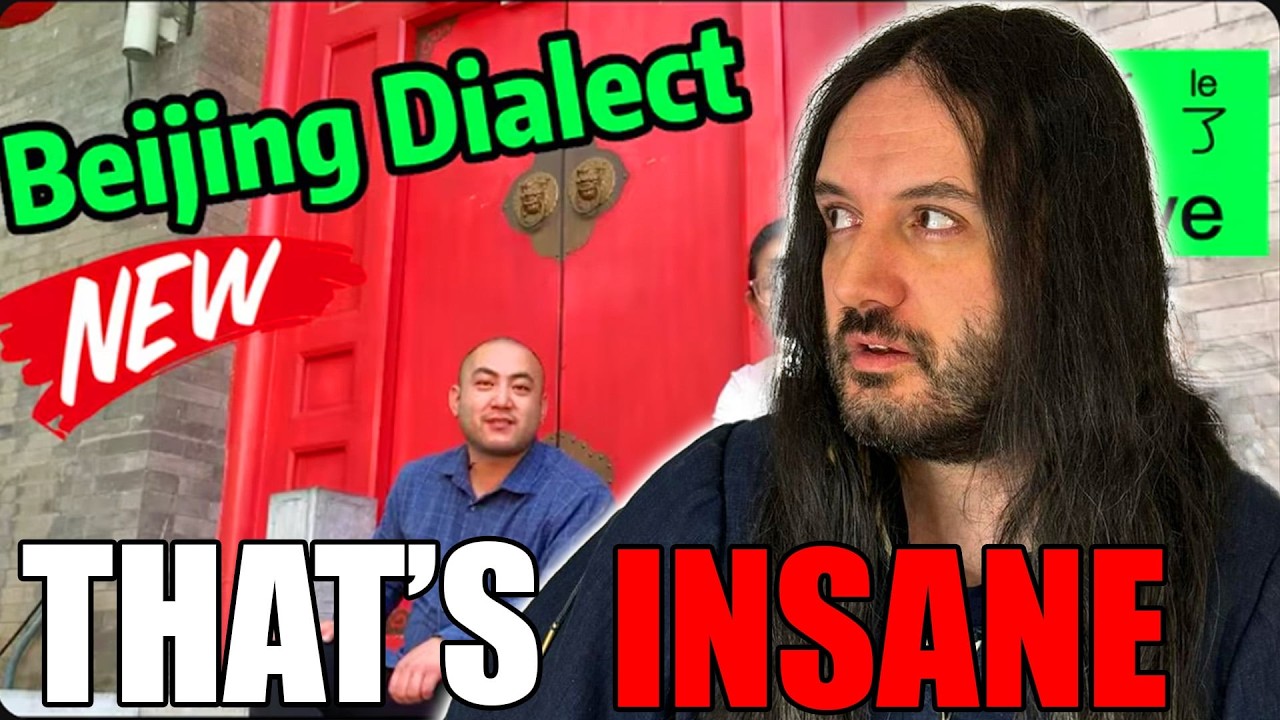 Italian man tries to learn BEIJING Dialect and FAILES!