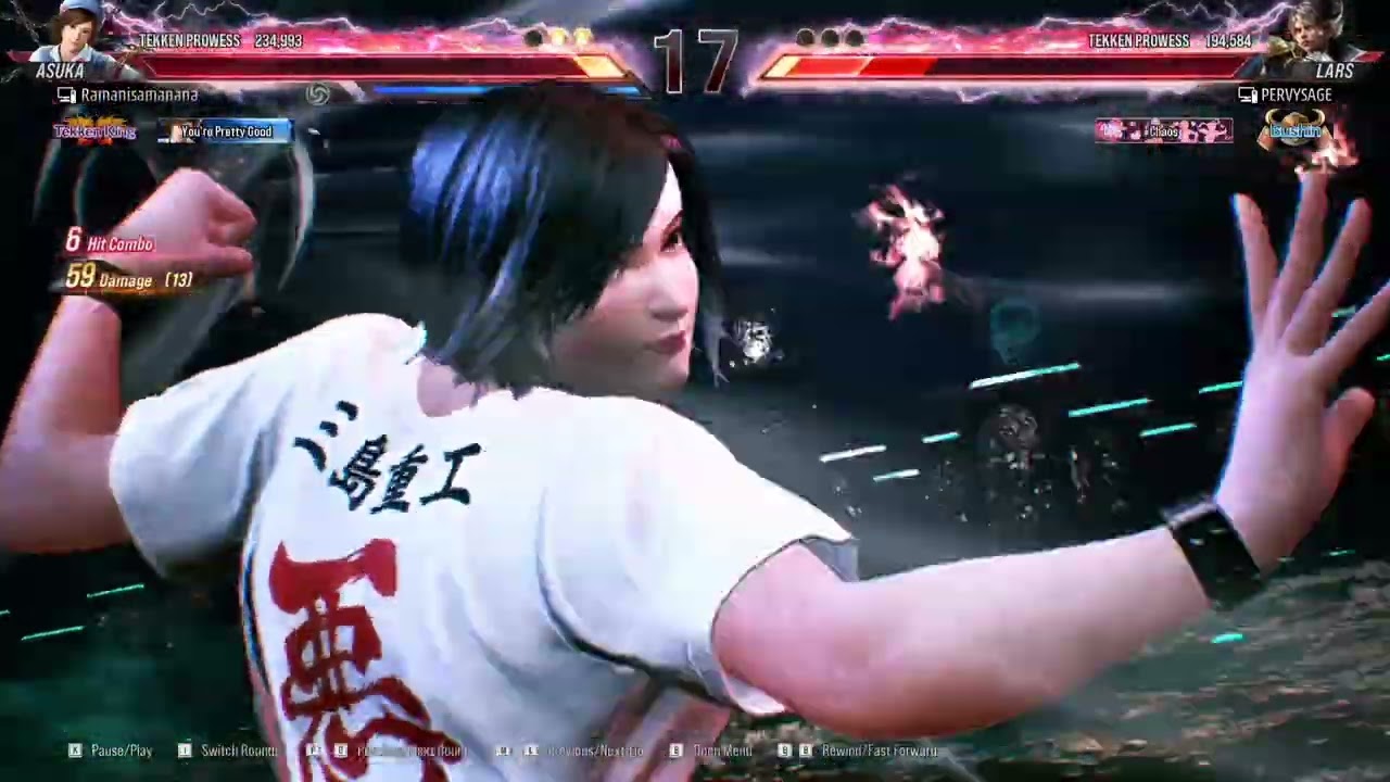 Tekken 8 (Season 2) - Asuka VS Lars (PERVYSAGE)