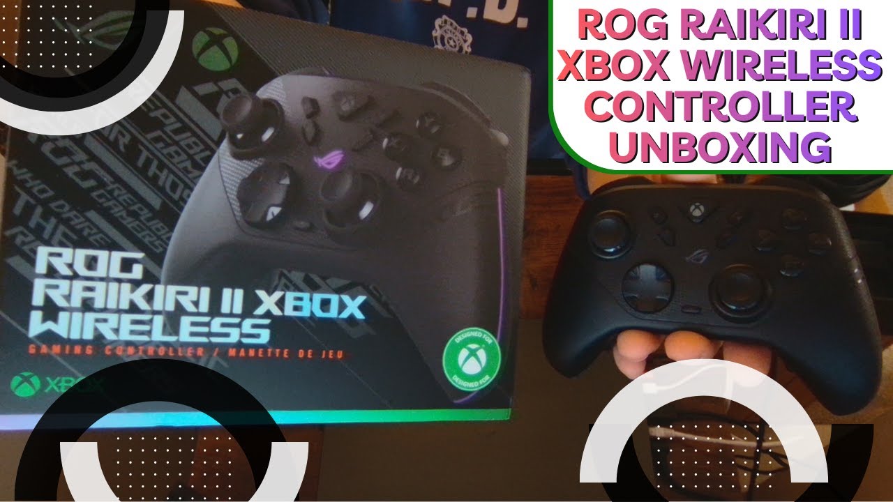 Распаковка/Первые впечатления от беспроводного контроллера ROG Raikiri II для Xbox