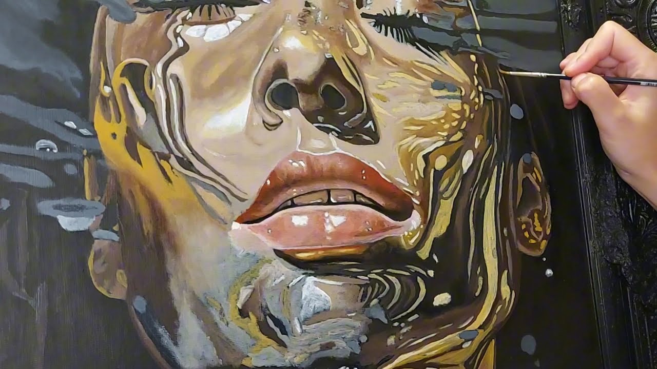 Portrait Painting in Oils: A Soothing Escape! Time-lapse video