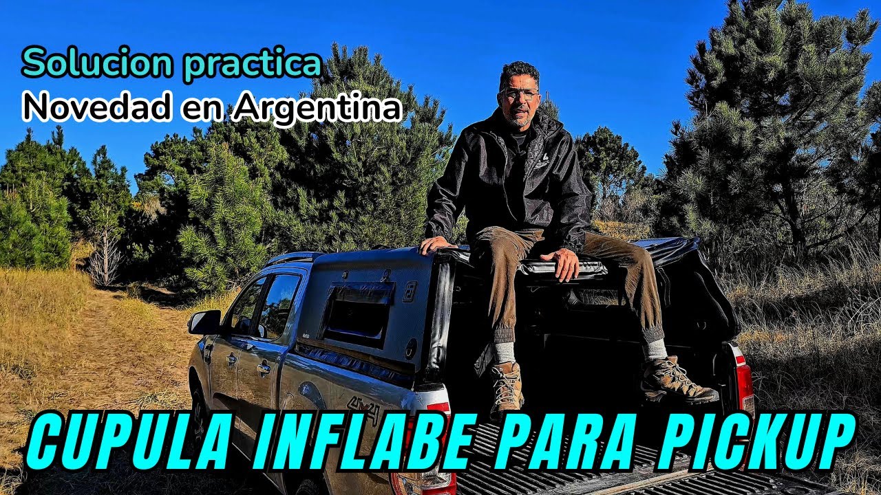 C&uacute;pulas para pick up inflables FLATED: livianas, desmontables y 100% funcionales
