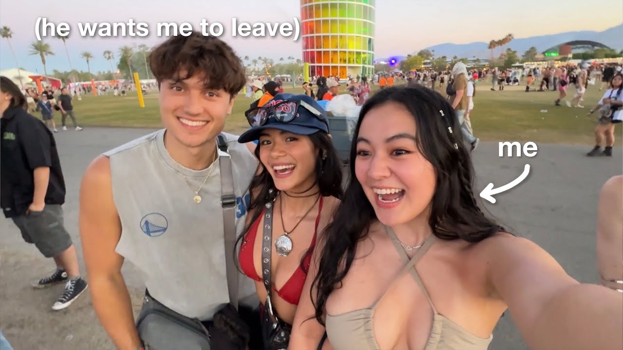 I third-wheeled at coachella and IT WAS AWESOME!!!!😁