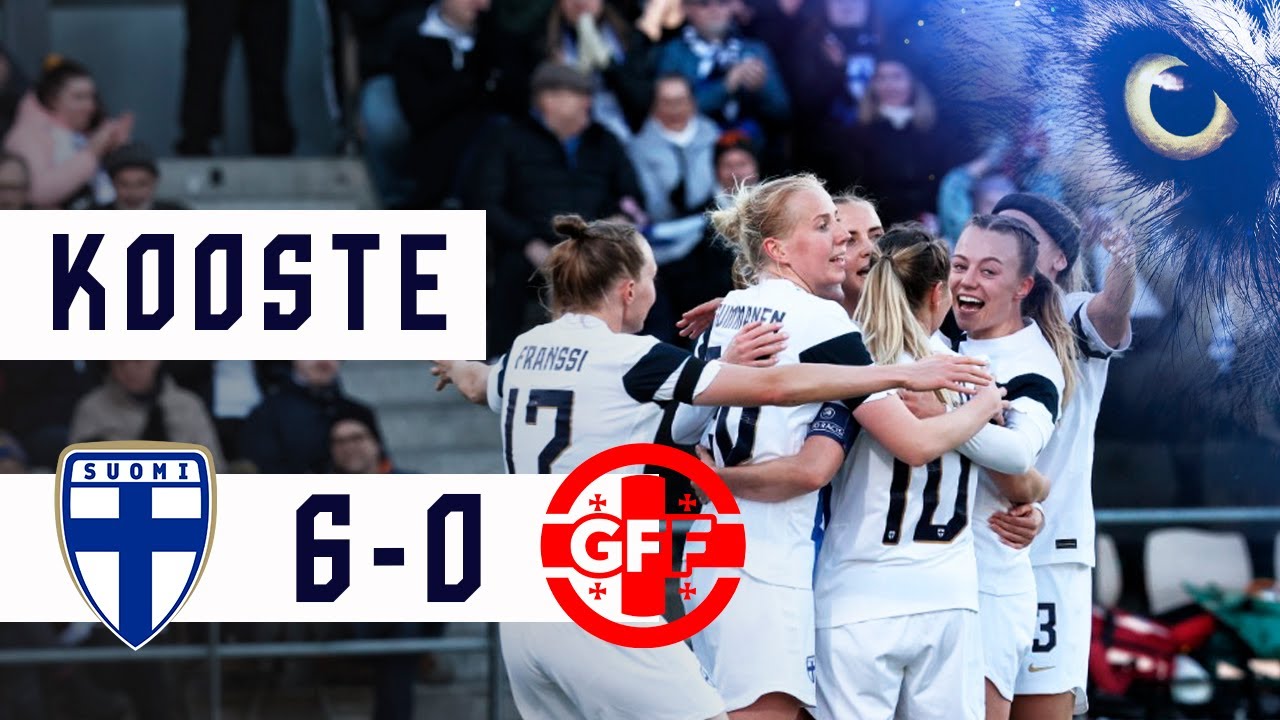 Full Highlights (13 min.) Suomi–Georgia 6–0 | FIFA Women's World Cup 2023 -karsinnat I 12.4.2022