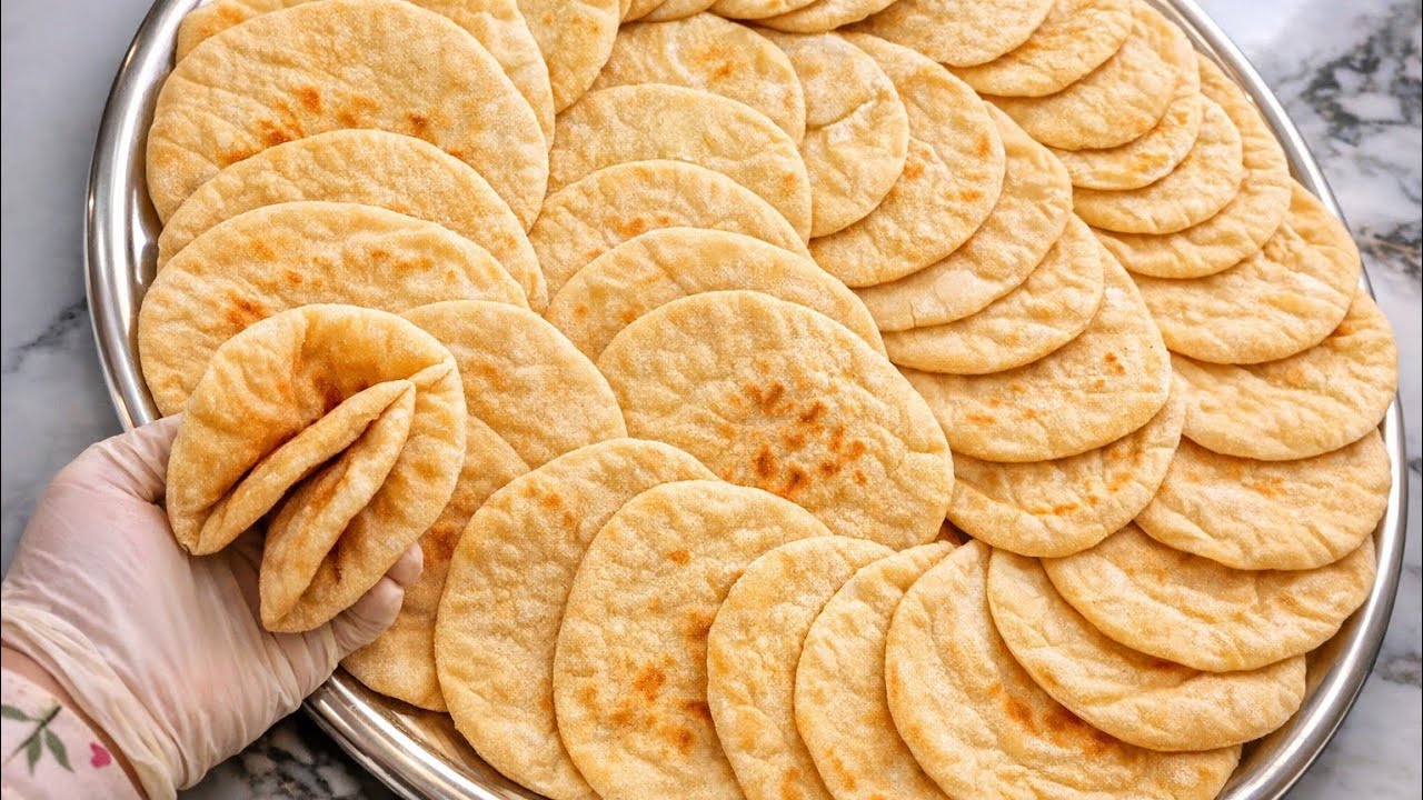 العيش البلدي‼️على عين البوتاجاز بدون مطرحه بدون فرن غاز وبدون أى خبره