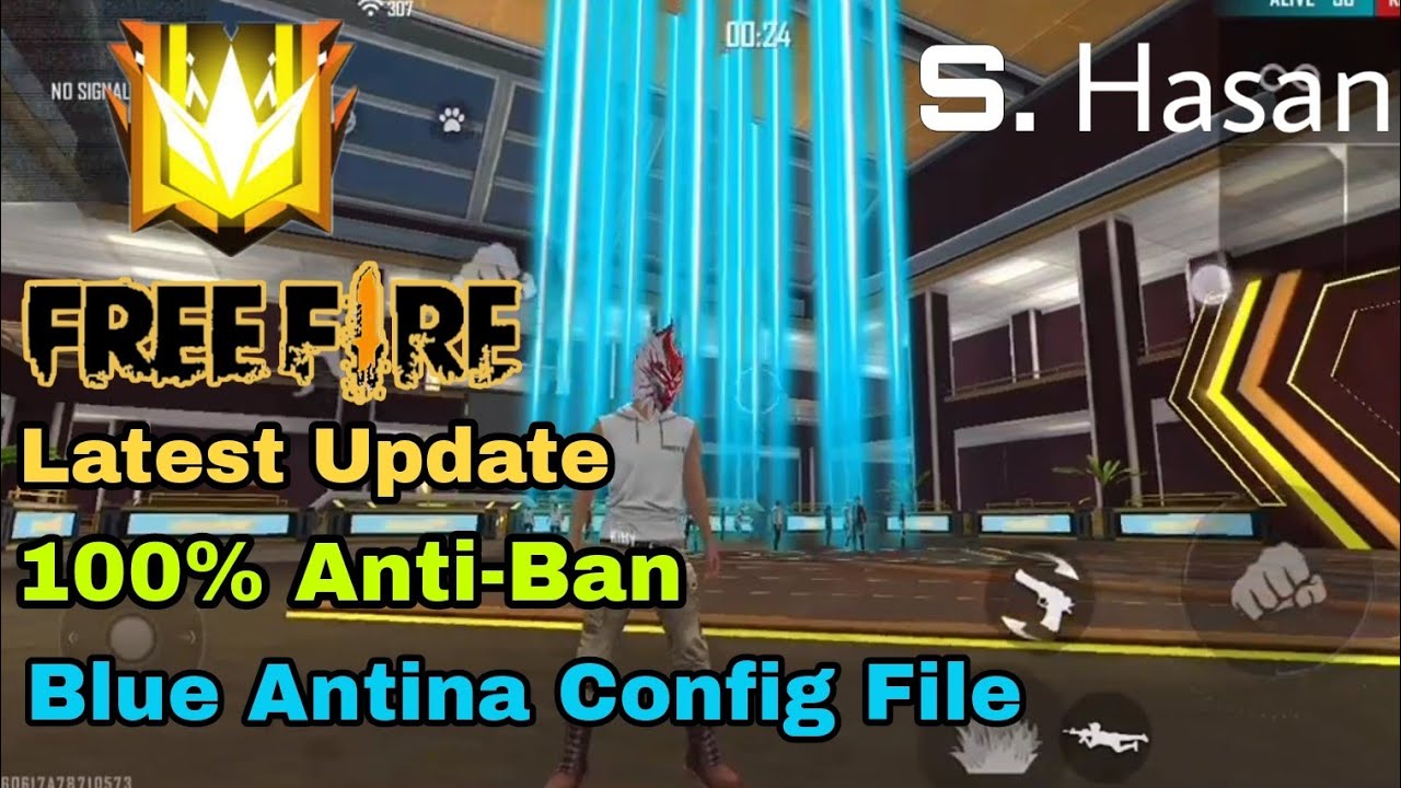 Free Fire Blue 🔵 Laser Config File▪️Drive Link▪️FreeFire Config Latest ▪️