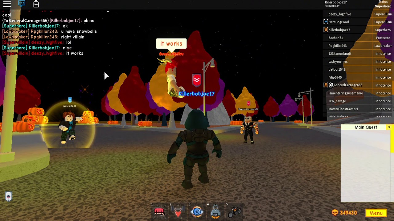 Roblox SPTS Snowball fight to the death with general carnage