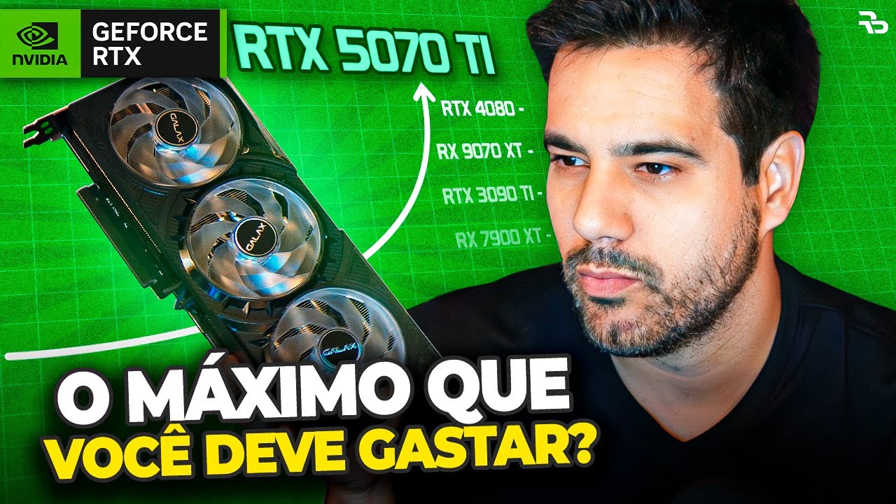 RTX 5070 TI é o MÁXIMO onde VOCÊ DEVE por o SEU DINHEIRO?