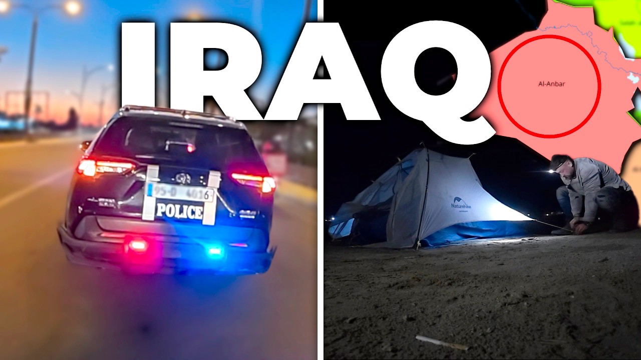 Wild Camping in Iraq (Police Escort)