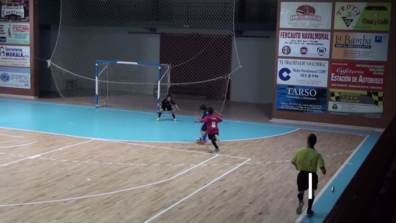 III Trofeo Ciudad de Navalmoral, San Andrés. Final Benjamines: FS Talavera - Calera FS