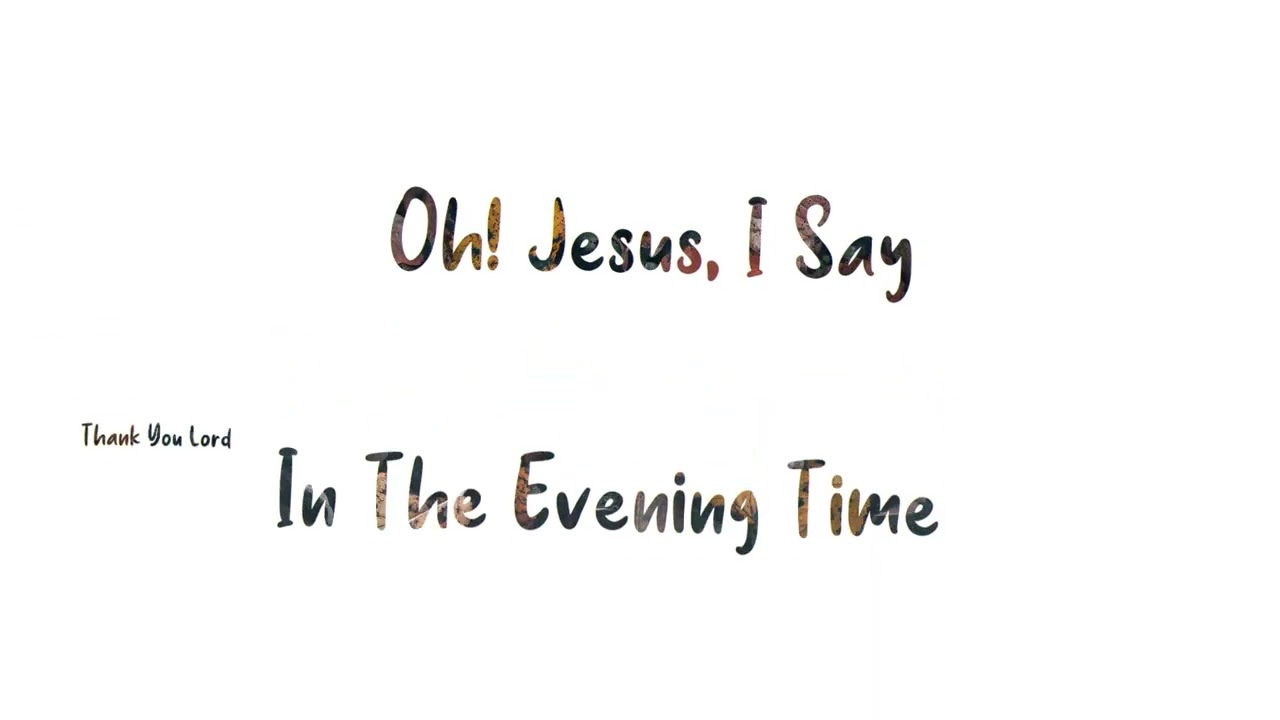 Thank You Jesus, Thank You Lord