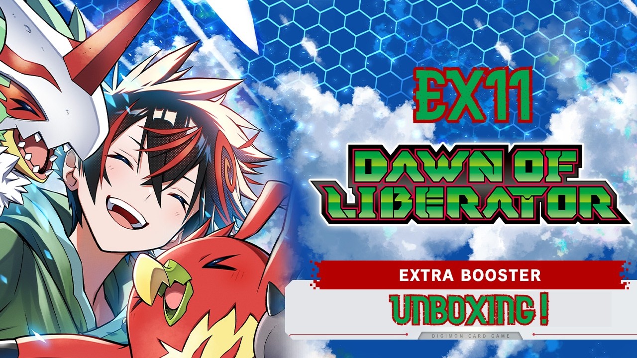 Unboxing Down of Liberator EX11 - Digimon Card Game