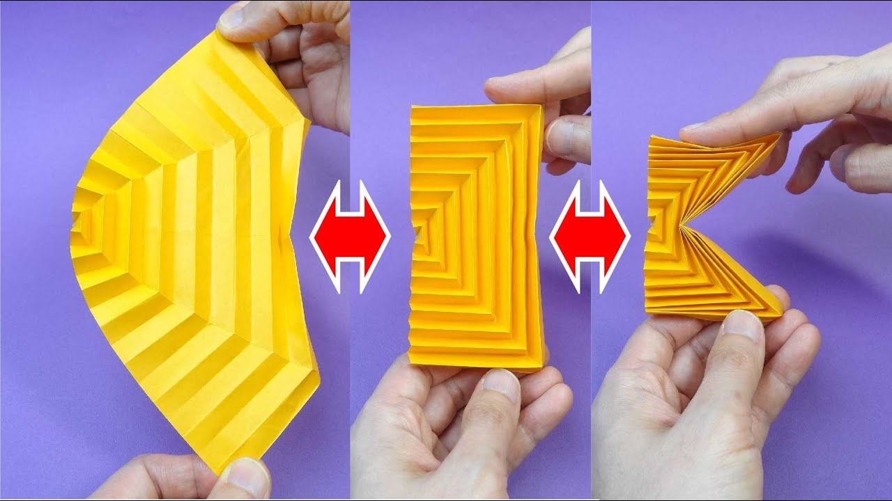 折り紙おもちゃ「やわらかスポンジ」Origami Toy 