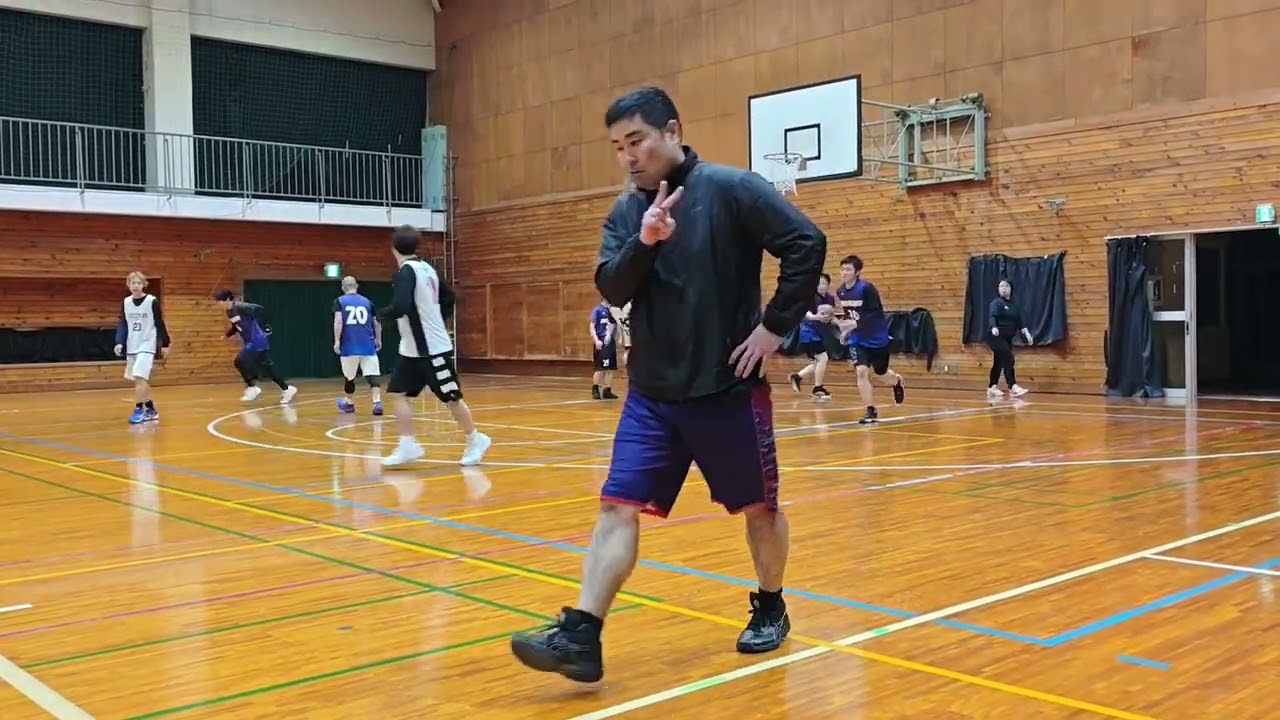 金曜鴨島クラブさんと練習試合1試合目1クォーター