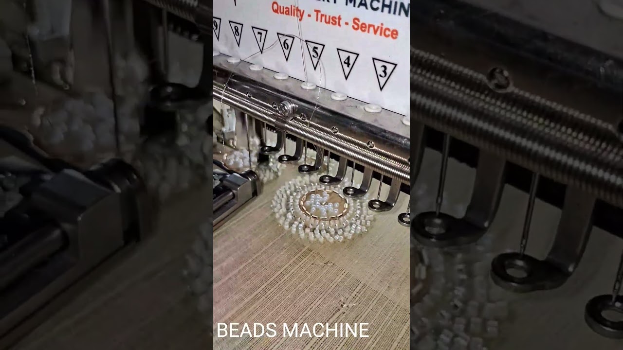 "Beads Mala Embroidery Design 📿 | High Quality Work 