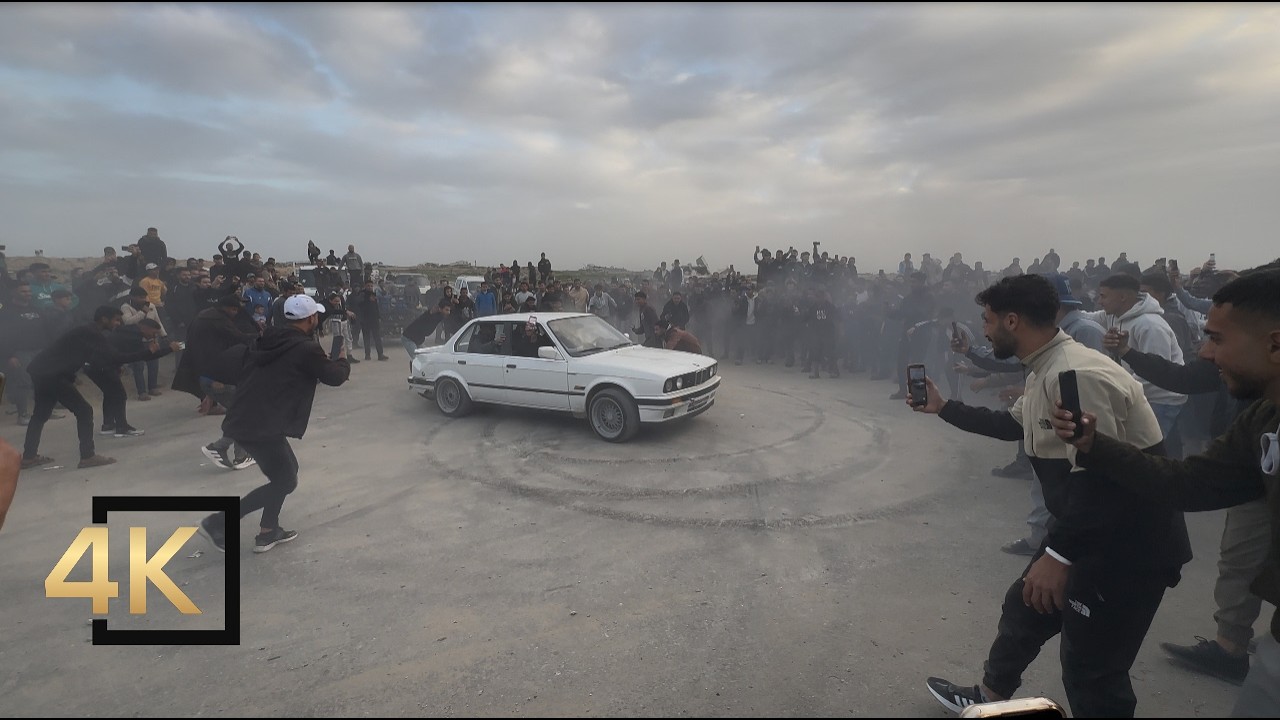 Dirt Bikes And Car Drifting Show In Gaza Palestine 🇵🇸