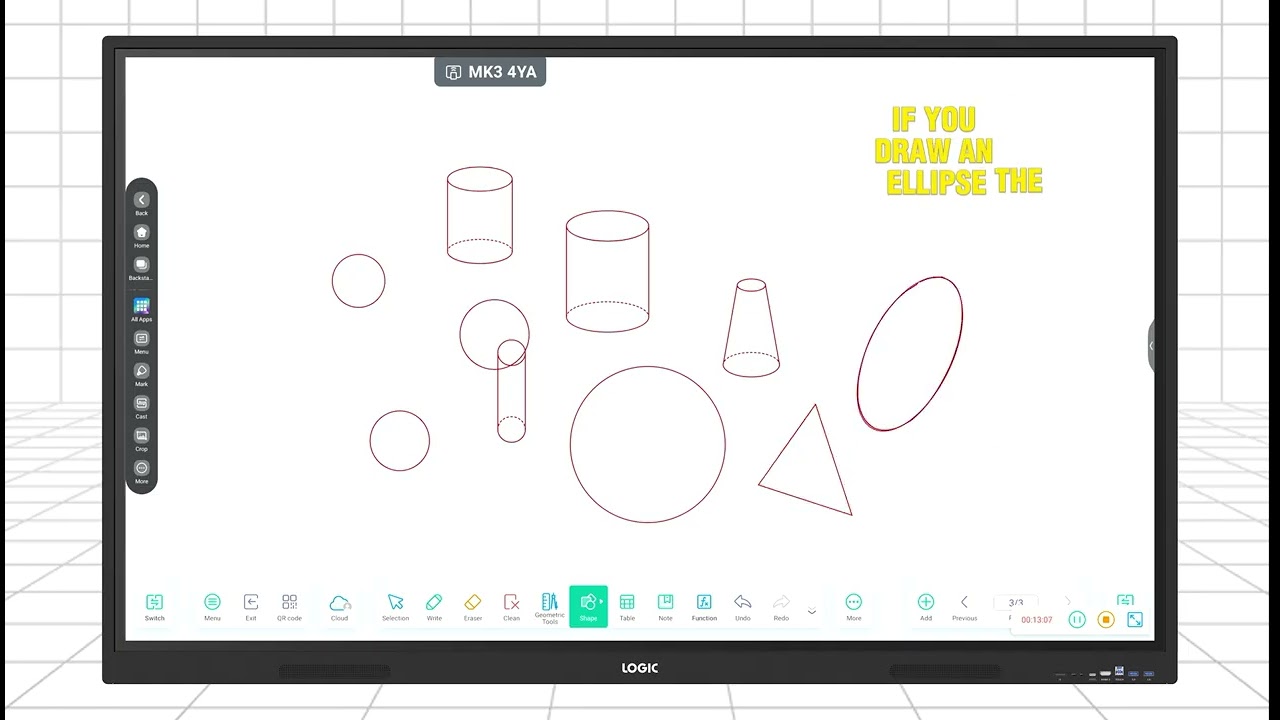 How to use LOGIC Interactive flat panel display Hx series | How to use  Interactive board 