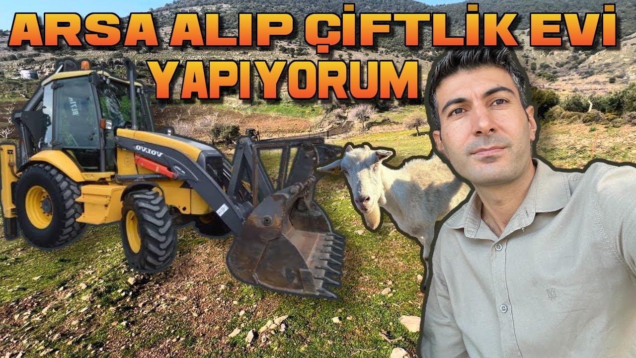 Tarlada Ev Yapıyorum Kendi Bah&ccedil;em ve &Ccedil;iftlik Hayatım Başlıyor #k&ouml;ydeyaşam #doğa