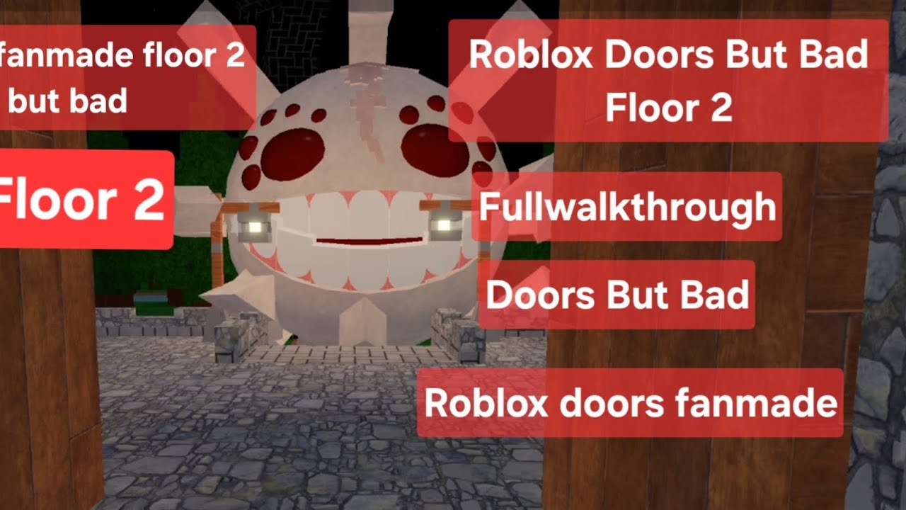Roblox Doors But Bad Floor 2 Fullwalkthrough.... #robloxdoors #doorsbutbad  #robloxdoorsfloor2