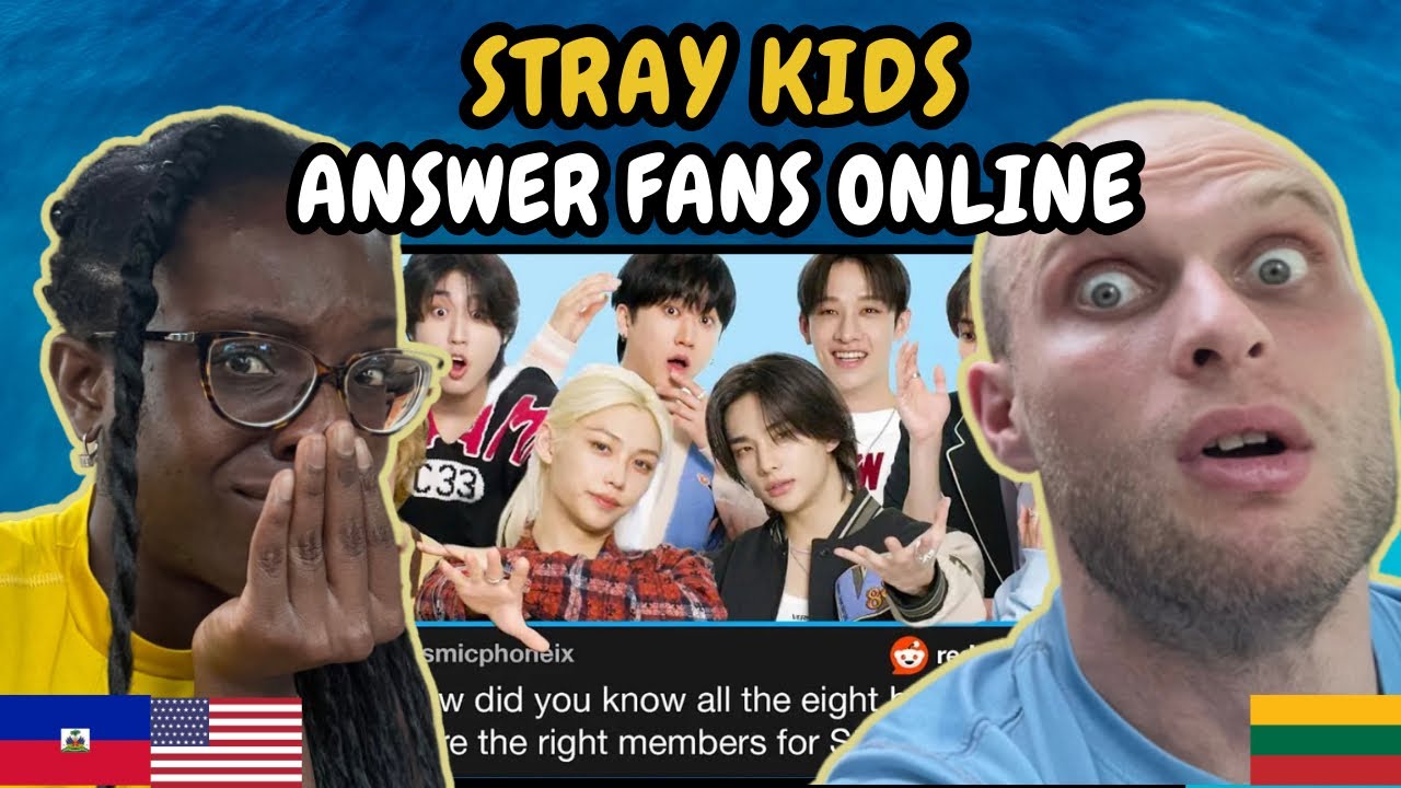 REACTION TO Stray Kids Reply to Fans Online (Actually Me on GQ) | FIRST TIME WATCHING