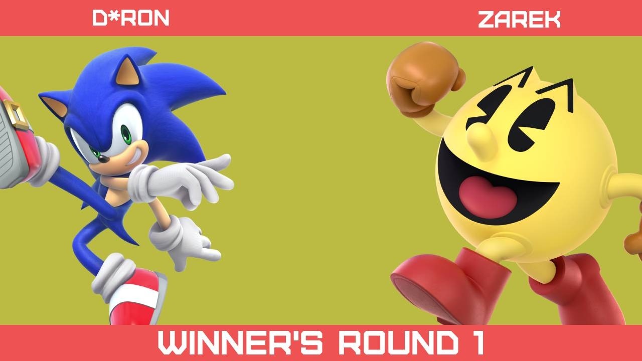 D*ron (Sonic) vs Zarek (Pac-Man) - Flashback Fightclub [240]