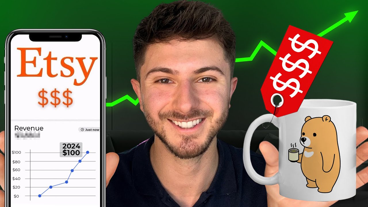 Я ПЫТАЛАСЬ продавать кружки на Etsy в течение 90 дней (реальный онлайн-подработок)