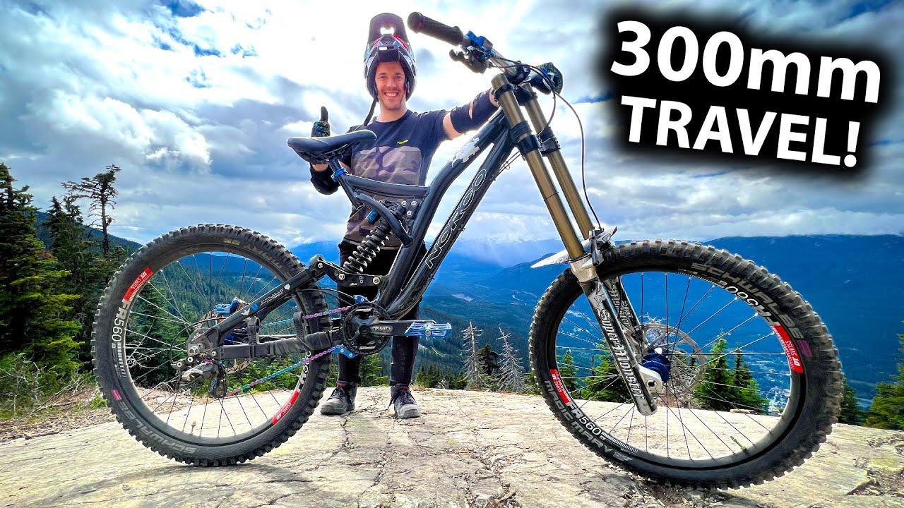 I CAN'T STOP RIDING MY MONSTER HUCK BIKE ON THESE WHISTLER DH TRAILS!!
