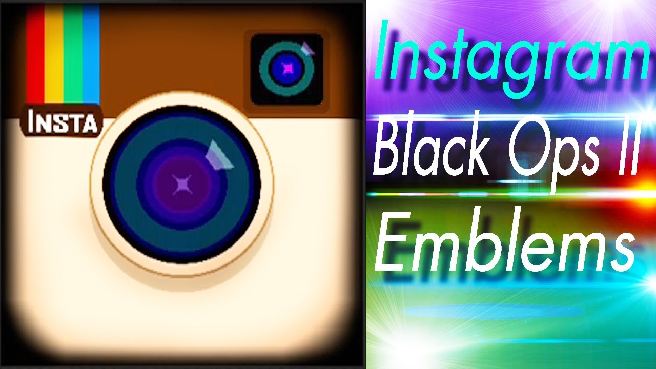 Instagram Logo Tutorial - Black Ops 2 Emblems - easy