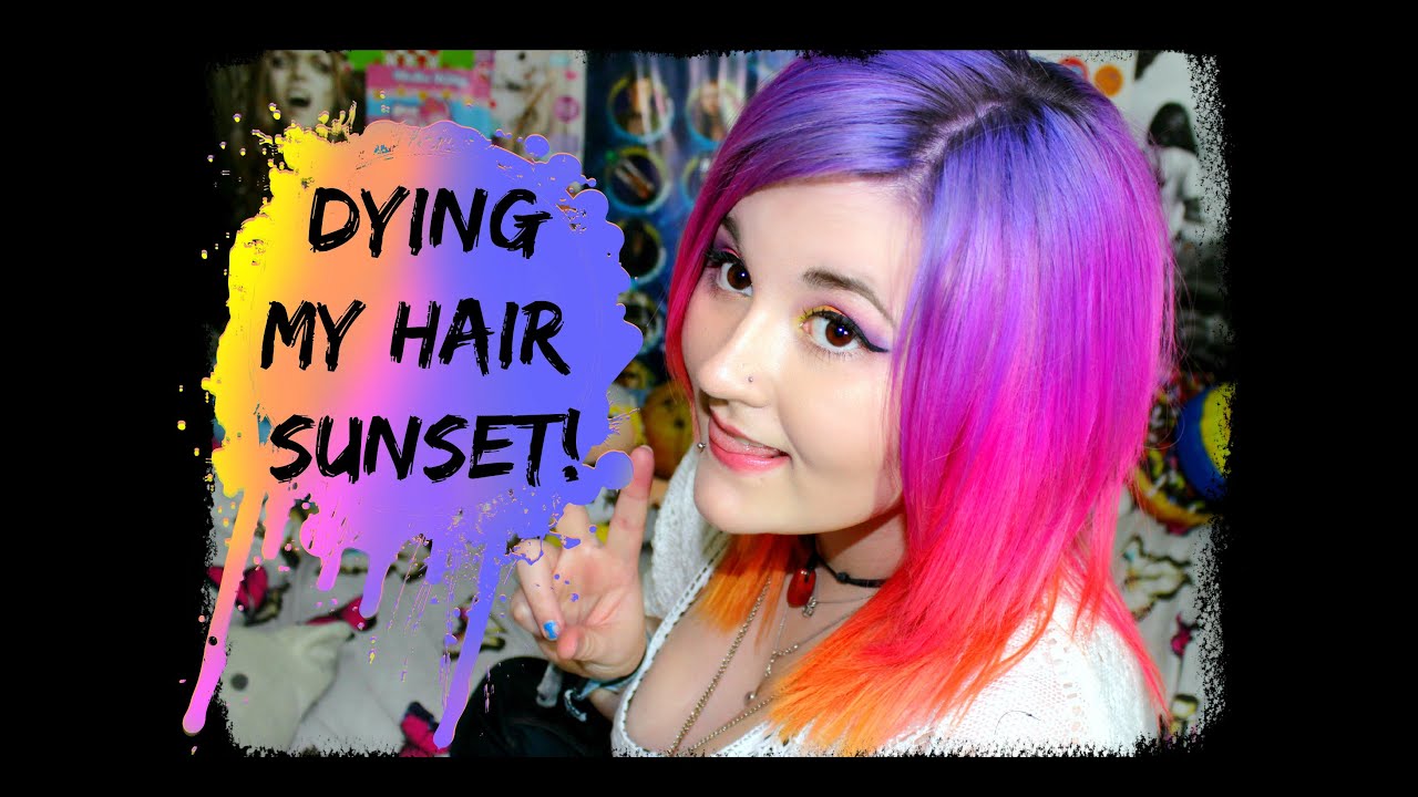 ☼ DYING MY HAIR: Sunset Colours! ☼