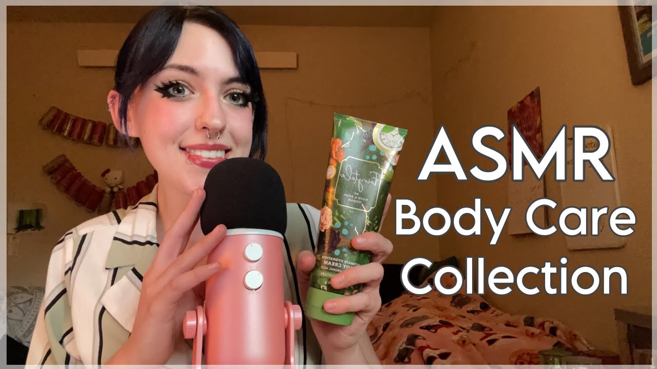 ASMR Body Care Collection ~ up close whispering, taps, liquid ~