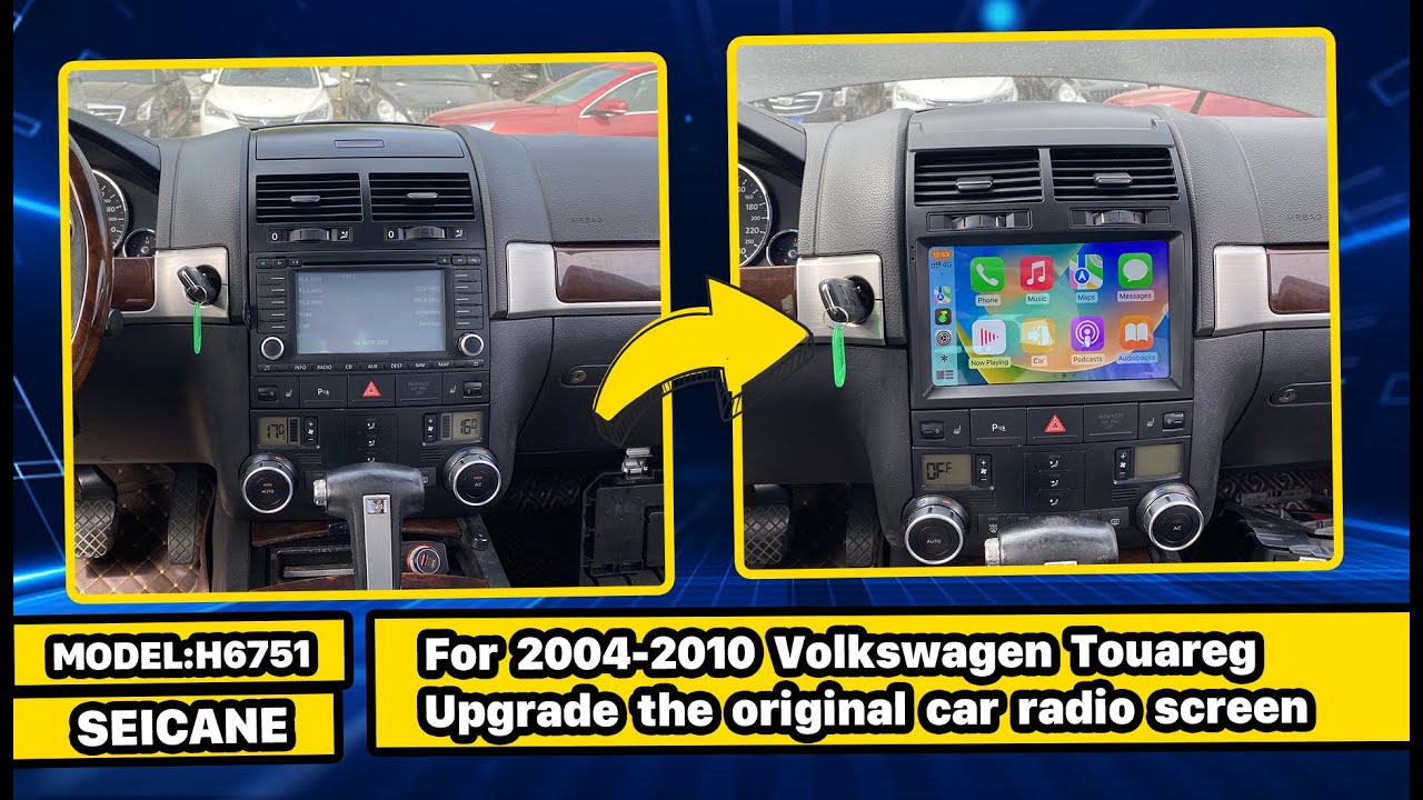 2004-2010 Volkswagen Touareg Radio Upgrade - New CarPlay & Android Auto Integration