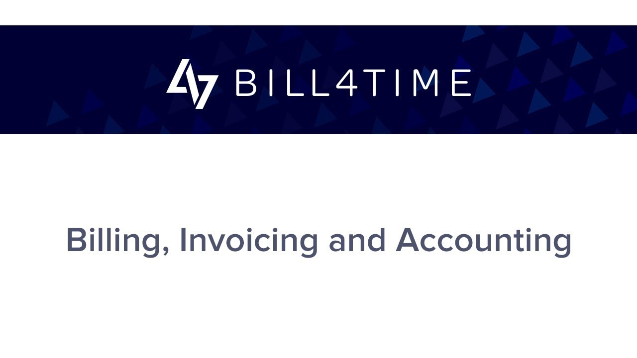 Bill4Time:   Billing, Invoicing and Accounting
