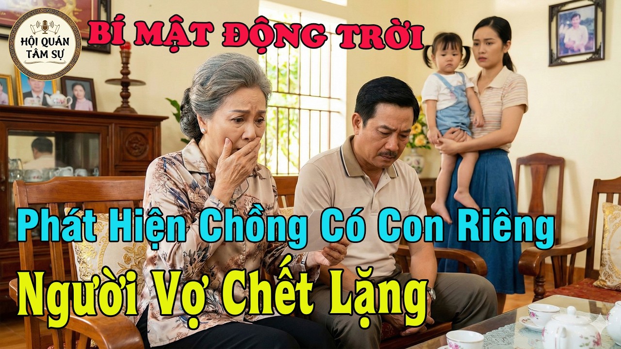 Tâm sự tuổi xế chiều: Bí Mật Bị Chôn Giấu 15 Năm: Phát Hiện Chồng Có Con Riêng ...Người Vợ Chết Lặng