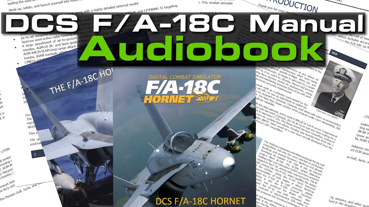 DCS F/A-18c Hornet Manual Audio Book (April Fools)