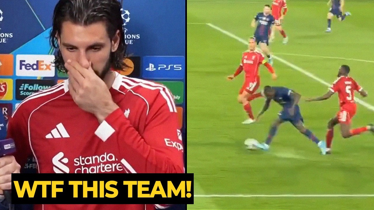 Dominik Szoboszlai reaguje gniewnie po porażce Liverpoolu z PSG