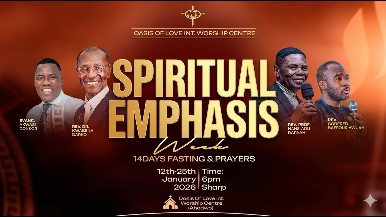 SPIRITUAL EMPHASIS WEEK DAY 12 | 23/1/2026