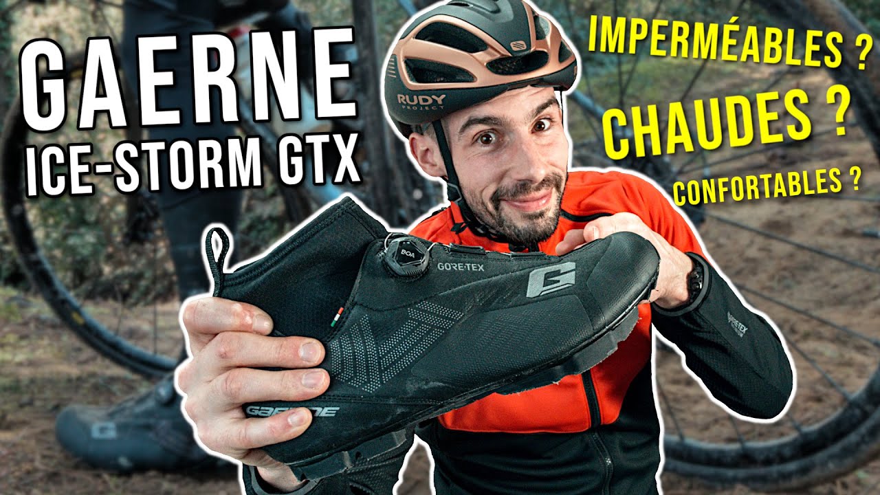 DES CHAUSSURES POUR NE PLUS AVOIR FROID AUX PIEDS À VÉLO (Test Gaerne ICE STORM GTX)