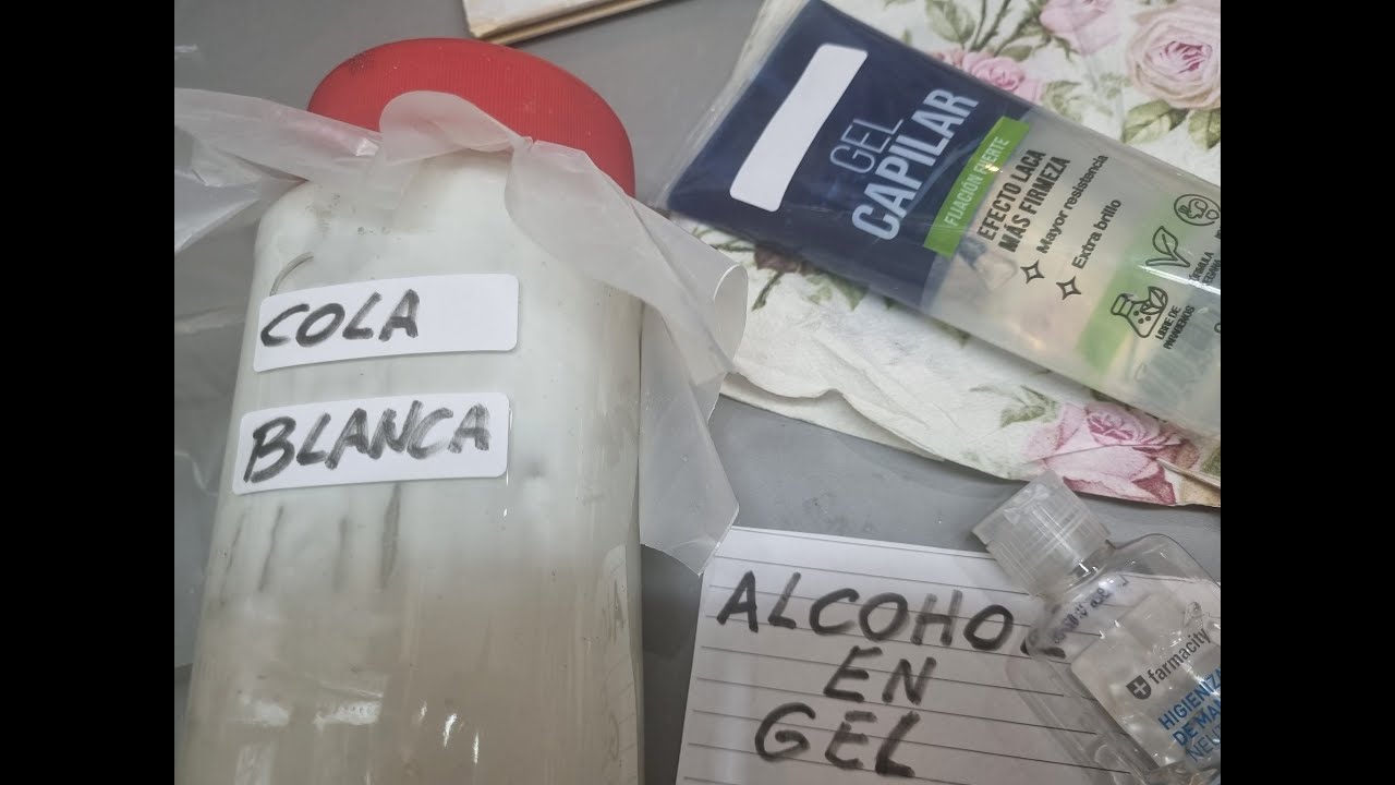 CON SOLO 2 ingredientes, nuevo, pegamento CASERO (Mod podge), pega cualquier PAPEL 