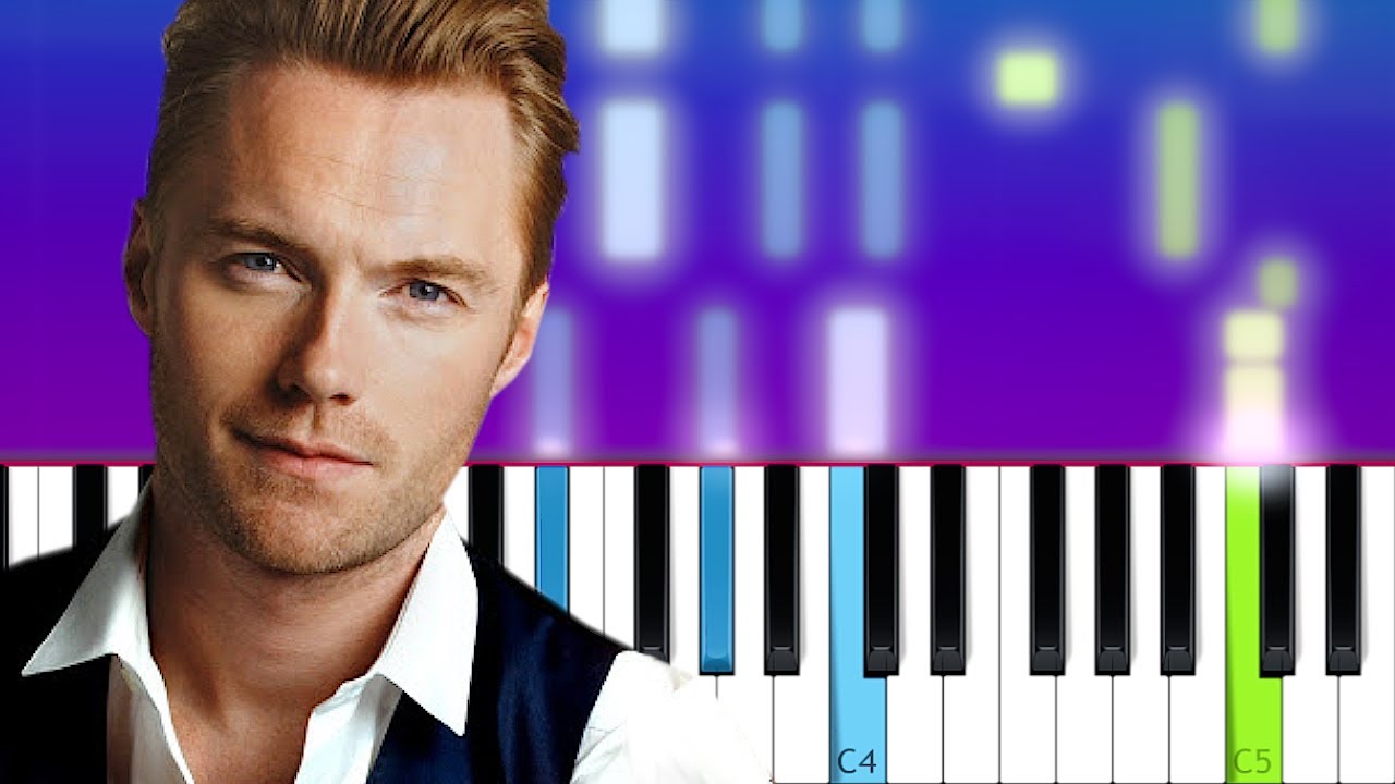 Ronan Keating - When You Say Nothing At All (Piano Tutorial)