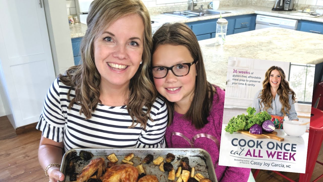 Cook Once Eat All Week Meal Prep 🥘One Fail + Cooking with Kids! (Healthy & EASY prep)
