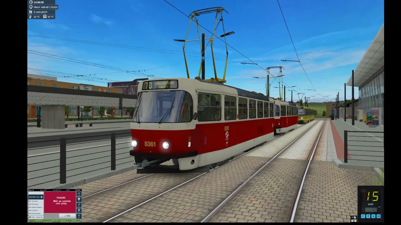 MHD Simt linka 70 - HLAVÁK - Střelná hora