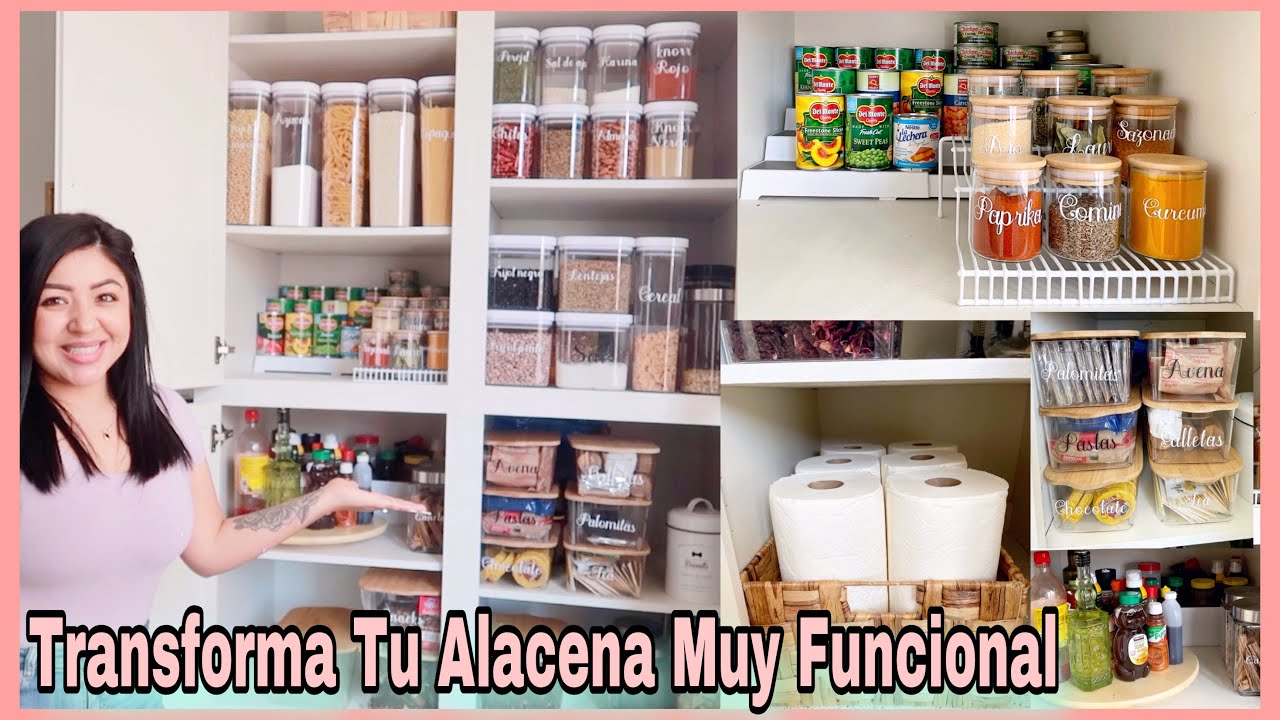 Con Esta Organización Tu Alacena Quedará Muy Bonita Y Funcional 😍/ Pantry Organization