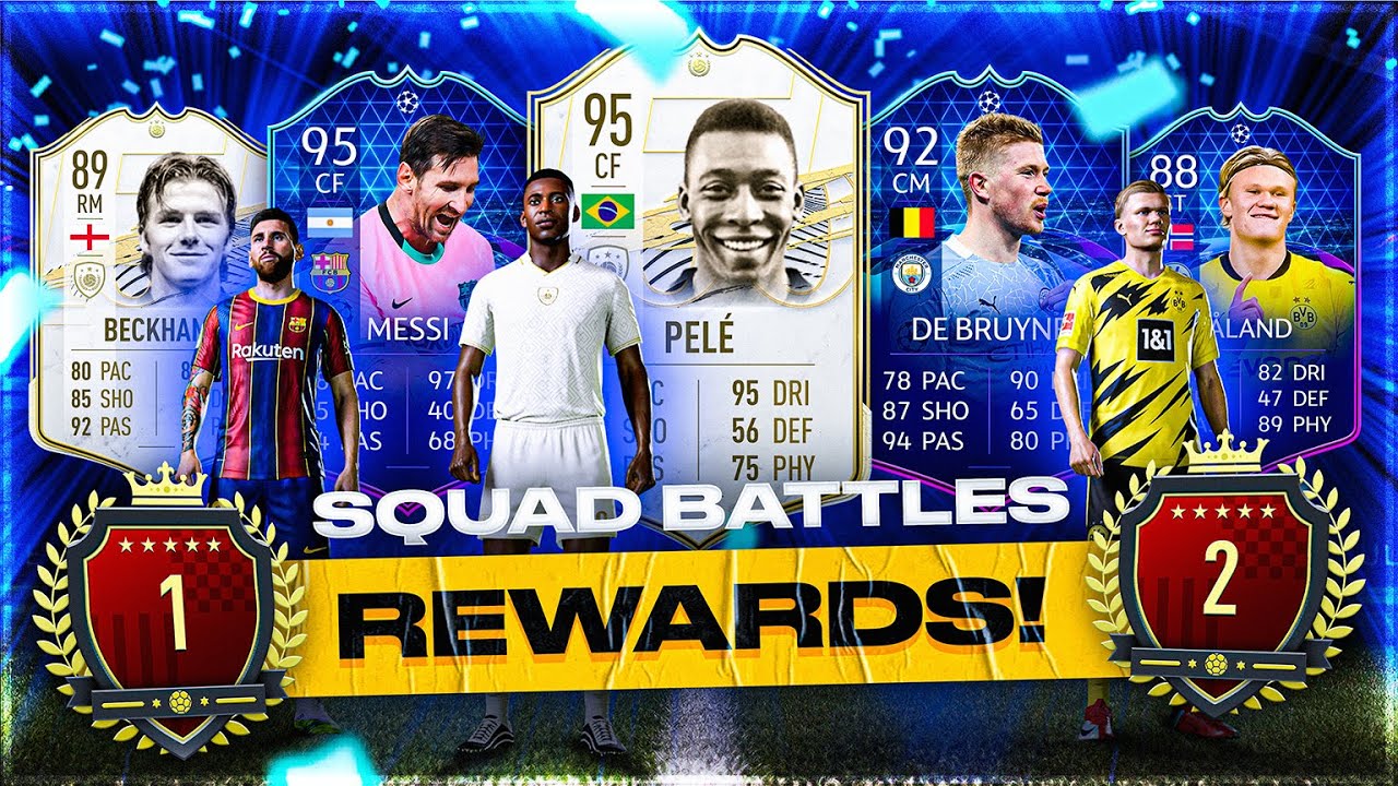 What do you get from 1st in the World Squad Battles Rewards?