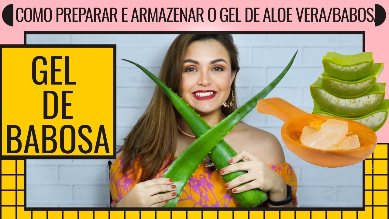 Como preparar e armazenar o Gel de Babosa - Aloe Vera