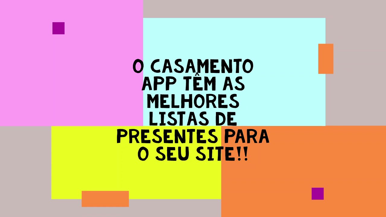 Lista de Presentes em dinheiro