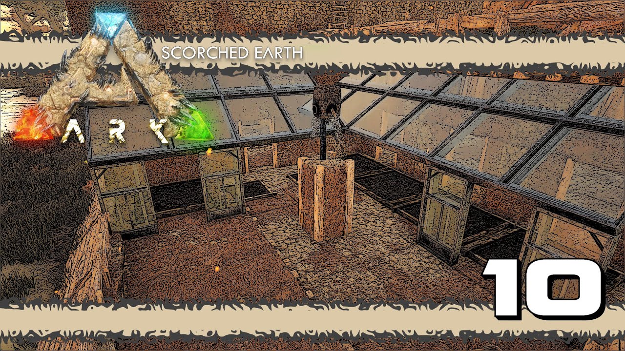 ARK: Scorched Earth E10 - WATER, CROP PLOTS AND CRYSTAL!!
