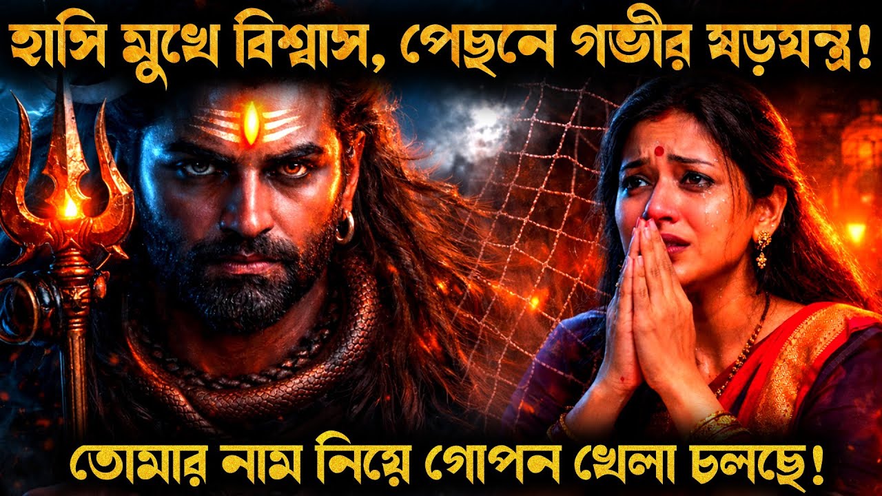 ১১১১ ⚠️ সাবধান! তোমার চারপাশে এক ভয়ংকর ফাঁদ পাতা হচ্ছে — আজই সত্য জানাও জরুরি | 🕉️ মহাদেবের  বার্তা