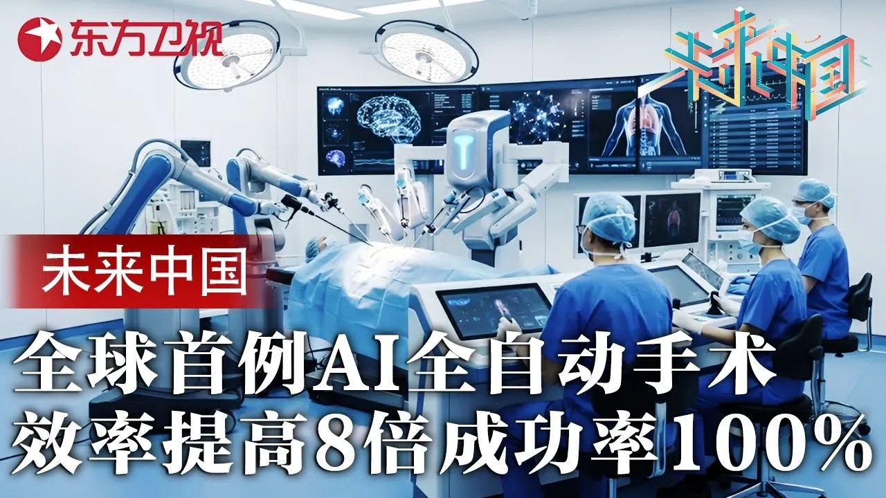 刷新纪录! 全球首例AI全自动手术成功完成！效率比人类手术提升8倍，成功率高达100% #未来中国第三季 FULL